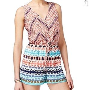 Patterned Romper